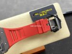 R7 Factory Richard Mille RM35-02 44.5mm Carbon Fiber Red Rubber Strap Skeletonized Dial - Image 8