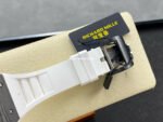 R7 Factory Richard Mille RM35-02 44.5mm Carbon Fiber White Rubber Strap Skeletonized Dial - Image 8