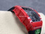 R7 Factory Richard Mille RM35-02 44.5mm Red Carbon Fiber Black Rubber Strap Skeletonized Dial - Image 5
