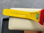 R7 Factory Richard Mille RM35-02 44.5mm Red Carbon Fiber Yellow Rubber Strap Skeletonized Dial - Image 9
