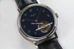 R8 Factory Breguet Tourbillon 5367PT/2Y/9WU 42mm Steel Leather Strap Blue Dial - Image 2