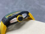 RM Factory Richard Mille RM61-01 42.7mm Carbon Fiber Yellow Rubber Strap Yellow And Green Skeleton Dial - Image 7