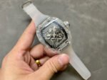 Sonic Factory Richard Mille Crystal Clear RM 055 43mm Crystal Rubber Strap Skeletonized Dial - Image 4