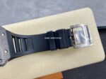 Sonic Factory Richard Mille RM 35-02 43mm Black Carbon Fiber Black Rubber Strap Skeletonized Dial - Image 8