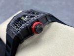 Sonic Factory Richard Mille RM 35-02 43mm Black Carbon Fiber Black Rubber Strap Skeletonized Dial - Image 6