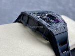 Sonic Factory Richard Mille RM 35-02 43mm Black Carbon Fiber Black Rubber Strap Skeletonized Dial - Image 5