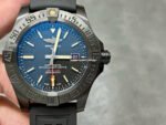 TF Factory Breitling Avenger Blackbird V1731110 BD74 44mm Titanium Rubber Strap Black Dial