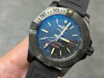 TF Factory Breitling Avenger Blackbird V1731110 BD74 44mm Titanium Rubber Strap Black Dial - Image 3