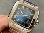 THB Factory Cartier Santos WSSA0030 39.8mm Full Steel Roman Numerals Blue Dial - Image 3