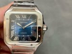 THB Factory Cartier Santos WSSA0030 39.8mm Full Steel Roman Numerals Blue Dial