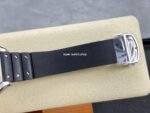 THB Factory Cartier Santos WSSA0037 39.8mm Steel Rubber Strap Roman Numerals Grey Dial - Image 8