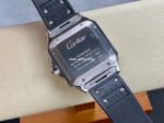 THB Factory Cartier Santos WSSA0037 39.8mm Steel Rubber Strap Roman Numerals Grey Dial - Image 7