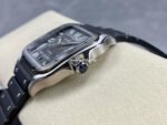 THB Factory Cartier Santos WSSA0037 39.8mm Steel Rubber Strap Roman Numerals Grey Dial - Image 6