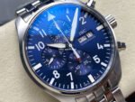 TW Factory IWC Pilot Chronograph IW378004 43mm Arabic Numerals Blue Dial - Image 2