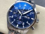 TW Factory IWC Pilot Chronograph IW378004 43mm Arabic Numerals Blue Dial - Image 3