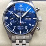TW Factory IWC Pilot Chronograph IW378004 43mm Arabic Numerals Blue Dial