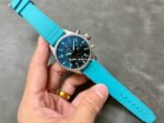 TW Factory IWC Pilot Chronograph IW388108 41mm Titanium Rubber Strap Blue Arabic Numerals Black Dial - Image 4