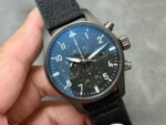 TW Factory IWC Pilot Chronograph Top Gun IW388106 41mm Titanium Textile Strap White Arabic Numerals Black Dial - Image 2