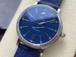 TW Factory IWC Portofino Midsize Automatic Moonphase IW459006 37.1mm Steel Leather Strap Blue Dial - Image 3