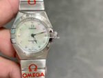 TW Factory Omega Constellation Quartz 123.10.27.60.55.001 27mm Full Steel Mother Of Pearl Dial