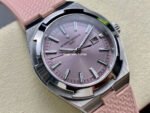 TW Factory Vacheron Constantin women's model 4605V/200A-B971 35mm Steel Rubber Strap Pink Dial - Image 2