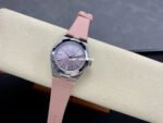 TW Factory Vacheron Constantin women's model 4605V/200A-B971 35mm Steel Rubber Strap Pink Dial - Image 4