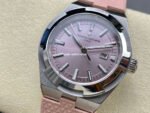 TW Factory Vacheron Constantin women's model 4605V/200A-B971 35mm Steel Rubber Strap Pink Dial - Image 3