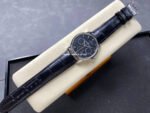 V9 Factory Jaeger-LeCoultre Master Ultra Thin Perpetual Q1308470 39mm Steel Leather Strap Black Dial - Image 4