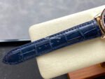 VR Factory Jaeger-LeCoultre Master Ultra Thin Perpetual Q114258J 39mm Rose Gold Leather Strap Blue Dial - Image 9