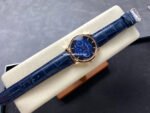 VR Factory Jaeger-LeCoultre Master Ultra Thin Perpetual Q114258J 39mm Rose Gold Leather Strap Blue Dial - Image 4