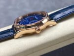 VR Factory Jaeger-LeCoultre Master Ultra Thin Perpetual Q114258J 39mm Rose Gold Leather Strap Blue Dial - Image 6