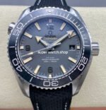VS Factory Omega Seamaster Planet Ocean 215.32.44.21.01.002 43.5mm Black Rubber Strap Arabic Numerals Grey Dial