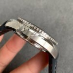 VS Factory Omega Seamaster Planet Ocean 215.33.40.20.01.001 39.5mm Steel Leather Strap Black Dial - Image 5