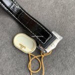 VS Factory Omega Seamaster Planet Ocean 215.33.40.20.01.001 39.5mm Steel Leather Strap Black Dial - Image 8