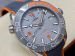 VS Factory Omega Seamaster Planet Ocean 215.92.44.21.99.001 43.5mm Full Steel Arabic Numerals Grey Dial - Image 2
