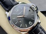 VS Factory Panerai Luminor Due PAM 01250 42mm Steel Leather Strap Black Dial - Image 2