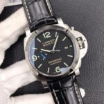 VS Factory Panerai Luminor Marina 1950 3 Days PAM 01312 Steel Leather Strap Black Dial - Image 3