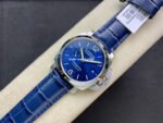 VS Factory Panerai Luminor Marina 1950 3 Days PAM 01393 42mm Steel Leather strap Blue Dial - Image 4