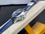 VS Factory Panerai Luminor Marina PAM 01313 44mm Steel Leather Strap Blue Dial - Image 6