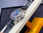 VS Factory Panerai Luminor Submersible GMT PAM 00719 47mm Titanium Black Rubber Strap Blue Dial - Image 6