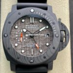 VS Factory Panerai Luminor Submersible Luna Rossa GMT PAM 01039 47mm Carbon Fiber Rubber Strap Grey Dial
