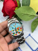 VS Factory Rolex Oyster Perpetual 126000-0009 36mm Bubbles Fringed Blue Dial - Image 4