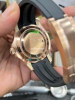 VS Factory Rolex Yacht-Master 126655 40mm Rose Gold Oysterflex Black Dial - Image 8