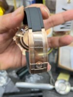 VS Factory Rolex Yacht-Master 126655 40mm Rose Gold Oysterflex Black Dial - Image 9