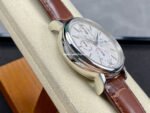VVS Factory IWC Portofino Chronograph IW391007 42mm Steel Leather Strap Silver Dial - Image 5