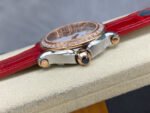 YF Factory Chopard Happy Sport 277473-5002 36mm Diamond Rose Gold Bezel Steel Leather Strap Roman Numerals White Dial - Image 6