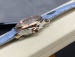 YF Factory Chopard Happy Sport 278590-6001 30mm Rose Gold Bezel Steel Sky Blue Leather Strap Roman Numerals White Dial - Image 6