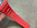 YS Factory Richard Mille Skull RM 52-01 44mm Red Carbon Fiber Red Rubber Strap Skeletonized Skull Dial - Image 9