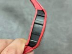 YS Factory Richard Mille Skull RM 52-01 44mm Red Carbon Fiber Red Rubber Strap Skeletonized Skull Dial - Image 5