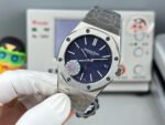 ZF Factory Audemars Piguet Royal Oak Jumbo 16202BC.OO.1240BC.02 Extra Thin 39mm White Gold Grainy Effect Blue Dial - Image 5